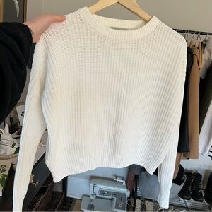 White Knit Sweater